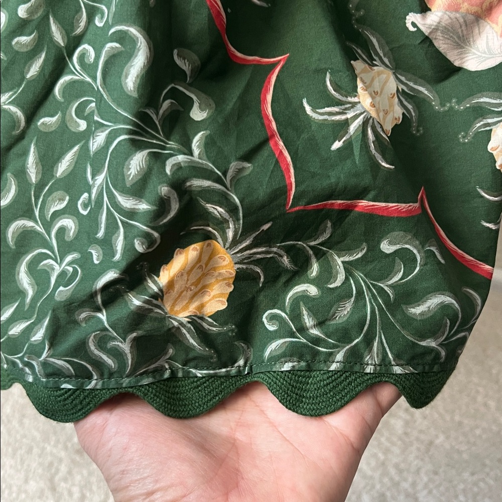 FARM RIO GARDEN GREEN MAXI DRESS L - Picture 13 of 14